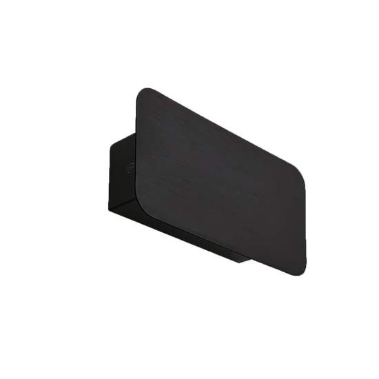 Applique Moderna Meluna Metallo Nero Spazzolato Led Integrato 2W 2700K 3807015