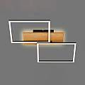 Applique Contemporanea Cornice Metallo Nero Led Integrato 30W 3000K 3808014