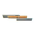 Applique Contemporanea Cornice Metallo Nero Led Integrato 44W Da 2700 A 5000K 3809014
