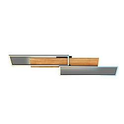 Applique Contemporanea Cornice Metallo Nero Led Integrato 44W Da 2700 A 5000K Applique Contemporanea Cornice Metallo Nero Led Integrato 44W Da 2700 A 5000K