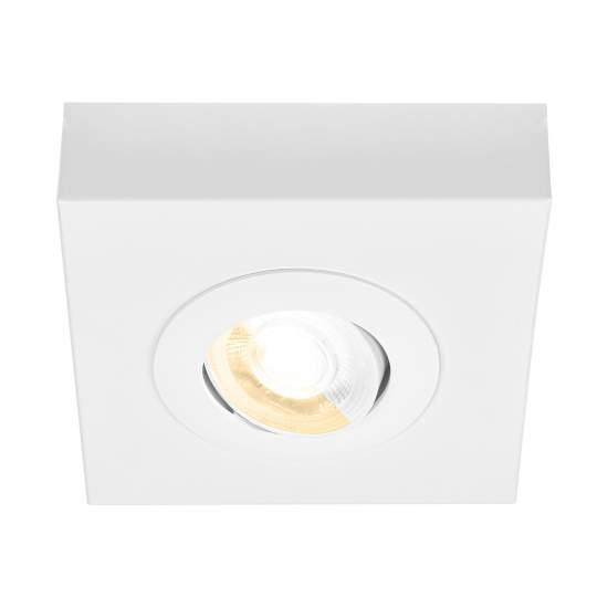 Plafoniera Moderna Hoka Metallo Bianco Led Integrato 4W Da 2700 A 4000K 3996016