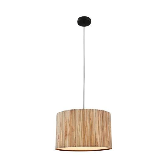 Lampadario Vintage Slama Metallo Nero 1 Luce E27 4855014