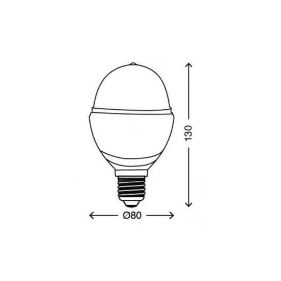 Lampadine Disco Light Plastica Bianco 1 Luce E27 528003