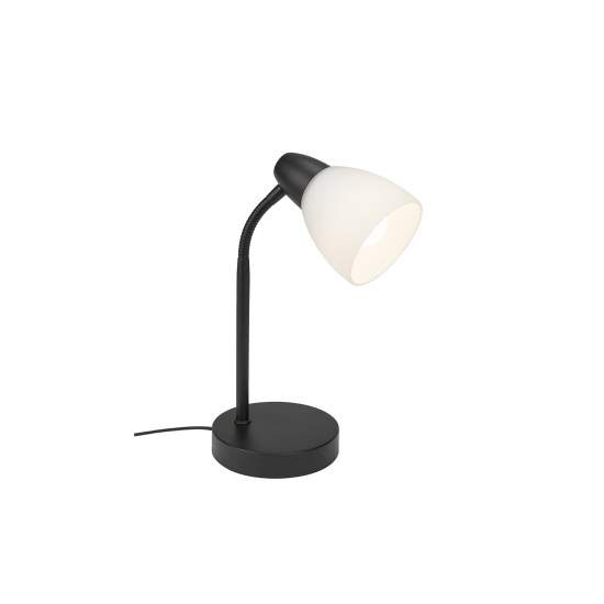 Lampada Da Tavolo Nordico Masani Metallo Nero 1 Luce E14 7022015