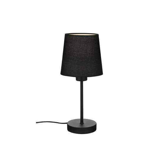 Lampada Da Tavolo Contemporanea Noa Metallo Nero 1 Luce E14 7024015