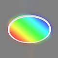 Plafoniera Moderna Slim Plastica Bianco Led Integrato 22W 4000K 2700Lm 7094416