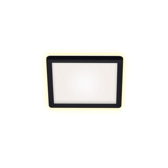 Plafoniera Moderna Slim Plastica Nero Led 12W 4000K 7153415