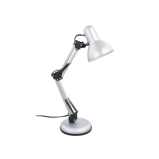 Lampada Da Tavolo Nordico Pixa Metallo Argento 1 Luce E14 7394014