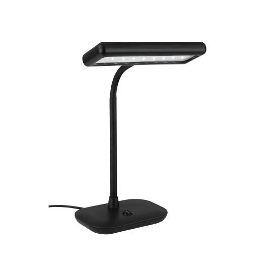 Lampada Da Tavolo Contemporanea Daylight Metallo Nero Led Integrato 7W 6500K 7488015