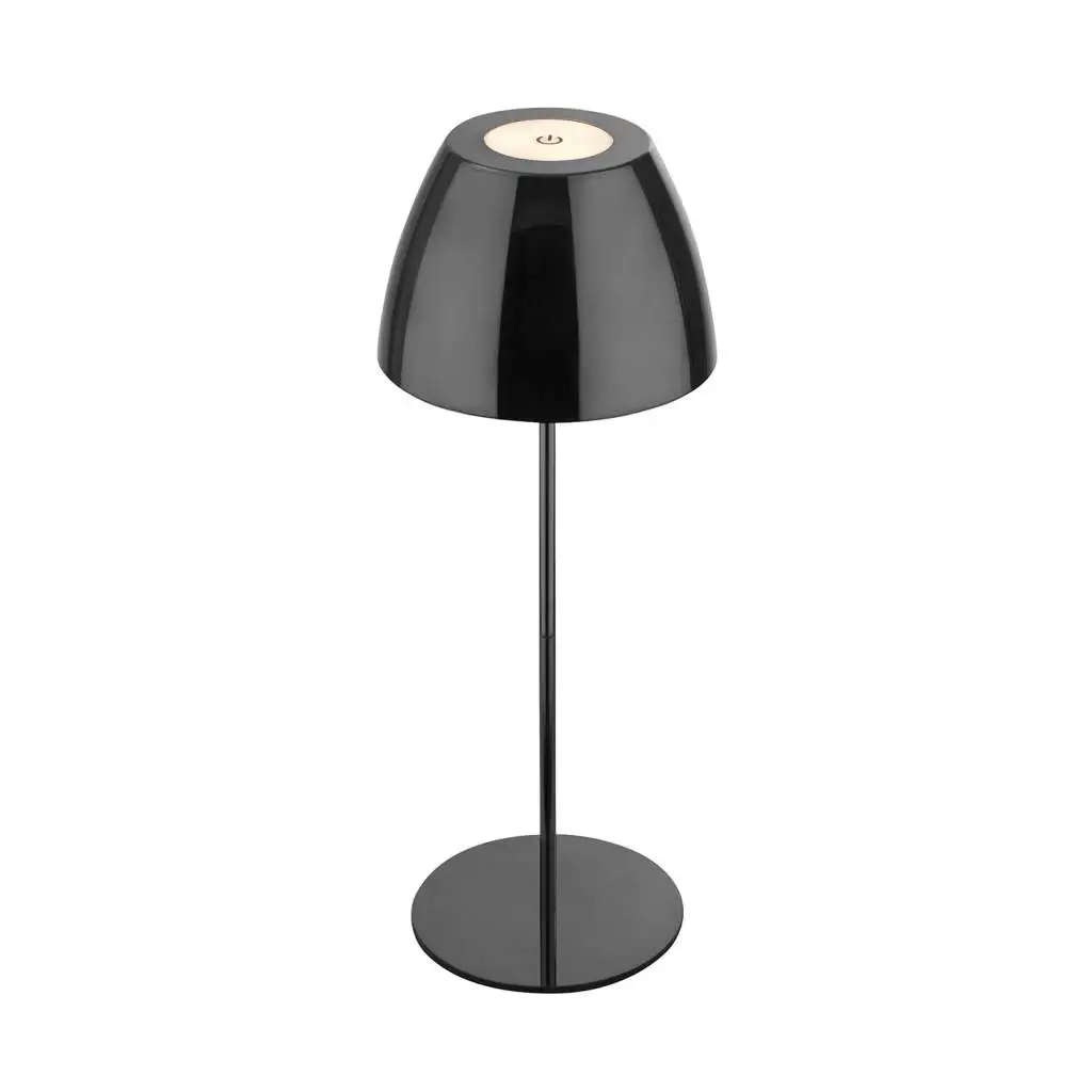 Oluce The Globe lampada da tavolo, E27 oro spazzolato/trasparente - L0228 OR