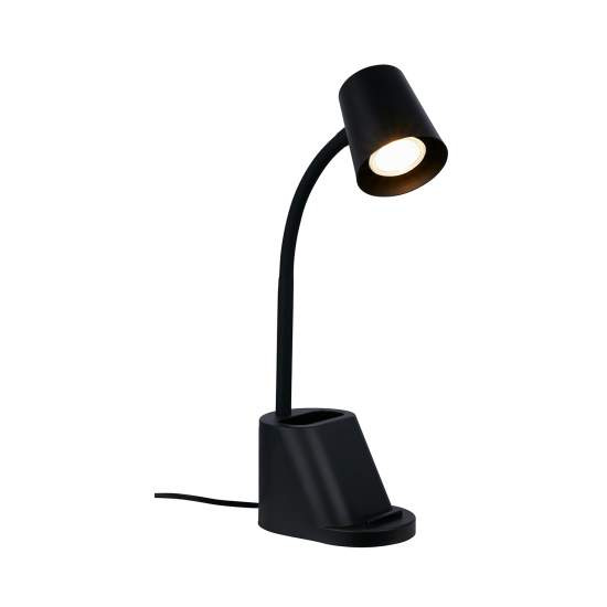 Lampada Da Tavolo Moderna Pahu Metallo Nero 1 Luce Gu10 7534015