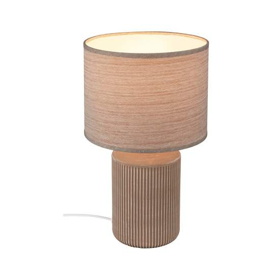 Lampada Da Tavolo Contemporanea Ino Ceramica Marrone 1 Luce E27 7539011