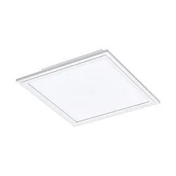 Plafoniera Moderna Salobrena 1 Alluminio Bianco Luce Led Integrato 14W