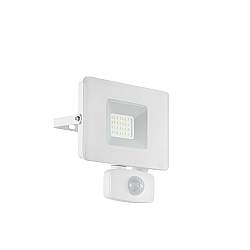 Faretto Esterno Sensore Moderno Faedo 3 Alluminio Bianco Led Faretto Esterno Sensore Moderno Faedo 3 Alluminio Bianco Led