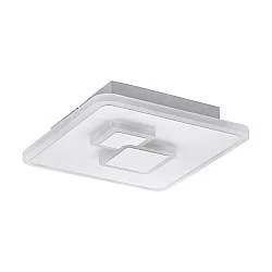 Plafoniera Moderna Cadegal Acciaio Bianco Luce Led Integrato 7,8W
