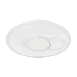 Plafoniera Moderna Cadegal Acciaio Bianco Luce Led Integrato 7,8W Ip20