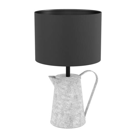 Lampada Da Tavolo Vintage Kensal Acciaio Grigio 1 Luce E27 43642