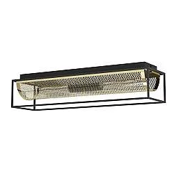 Plafoniera Vintage Nohales Acciaio Nero 2 Luci E27