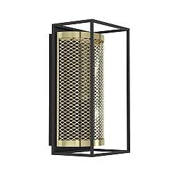 Applique Vintage Nohales Acciaio Nero 1 Luce E27