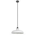 Lampadario A Sospensione Vintage Matlock Acciaio Nero Grigio 1 Luce E27 43825