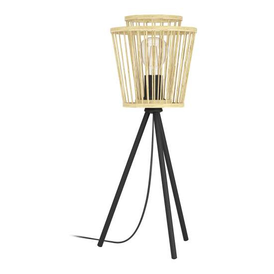 Lampada Da Tavolo Vintage Hykeham Acciaio Nero 1 Luce E27 43854