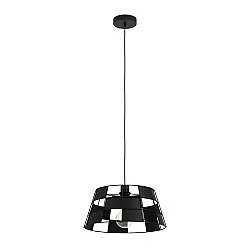 Lampadario A Sospensione Vintage Pontefract Acciaio Nero 1 Luce E27