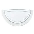 Applique Contemporanea Planet 1 Acciaio Bianco 1 Luce E27 83154