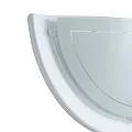 Applique Contemporanea Planet 1 Acciaio Bianco 1 Luce E27 83154