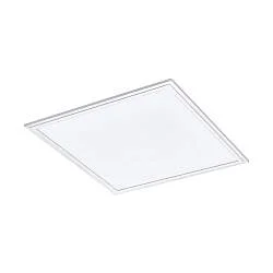 Plafoniera Moderna Salobrena-Z Alluminio Bianco Luce Led Integrato 21,5W