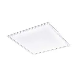 Plafoniera Moderna Salobrena-Z Alluminio Bianco Luce Led Integrato 33W