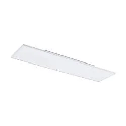 Plafoniera Moderna Turcona-Z Acciaio Bianco 3 Luci Led Integrato 10,6W