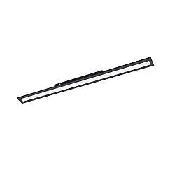 Plafoniera Moderna Salobrena-Z Alluminio Nero Luce Led Integrato 33,5W
