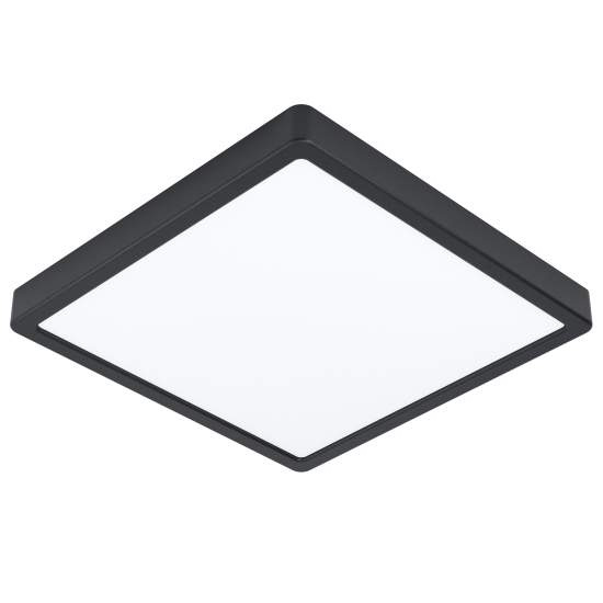 Plafoniera Quadrata Esterno Contemporaneo Argolis-Z Alluminio Nero Led 900124