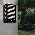 Applique Esterno Contemporanea Alamonte 3 Alluminio Nero E27 900137