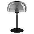 Lampada Da Tavolo Contemporanea Solo 2 Acciaio Nero 1 Luce E27 900141