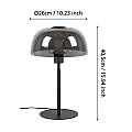 Lampada Da Tavolo Contemporanea Solo 2 Acciaio Nero 1 Luce E27 900141