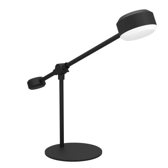 Lampada Da Tavolo Contemporanea Clavellina Acciaio Nero Luce Led Integrato 6,8W 900353