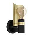 Applique Moderna Hayes Acciaio Nero 1 Luce E27 900375