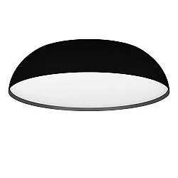 Plafoniera Minimal Tollos-Z Alluminio Nero 3 Luci Led Integrato 11W