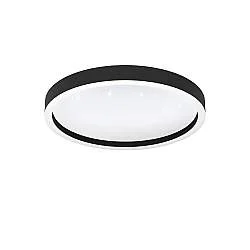 Plafoniera Moderna Montemorelos-Z Alluminio Nero Luce Led Integrato 17,8W
