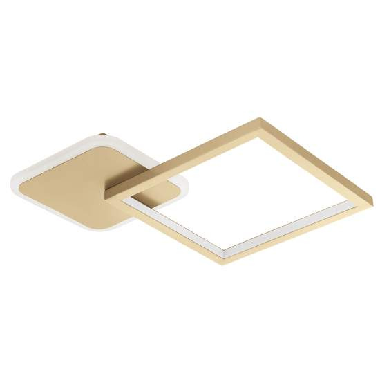 Plafoniera Moderna Gafares Alluminio Oro Luce Led Integrato 15W 900424