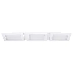 Plafoniera Contemporanea Padrogiano-Z Acciaio Bianco Luce Led Integrato 42,5W