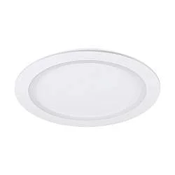 Plafoniera Contemporanea Padrogiano-Z Acciaio Bianco Luce Led Integrato 35W