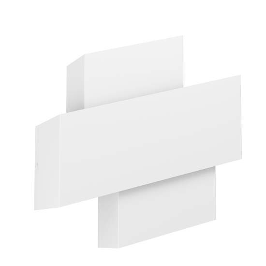 Applique Minimal Timparossa Acciaio Bianco 1 Luce E27 900525