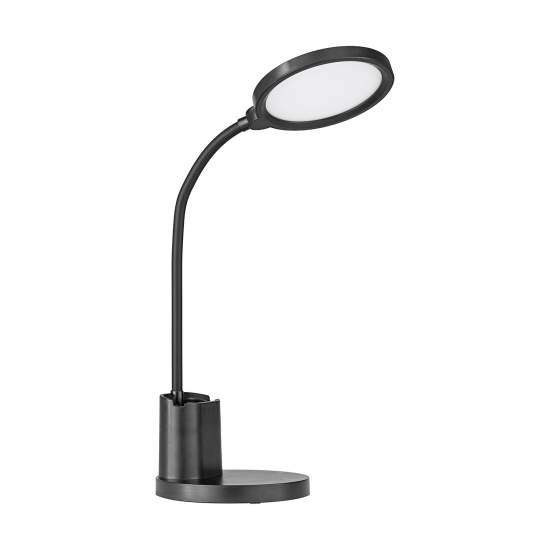 Lampada Da Tavolo Minimal Brolini Policarbonato Nero Luce Led Integrato 2,1W 900528