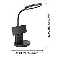 Lampada Da Tavolo Minimal Brolini Policarbonato Nero Luce Led Integrato 2,1W 900528