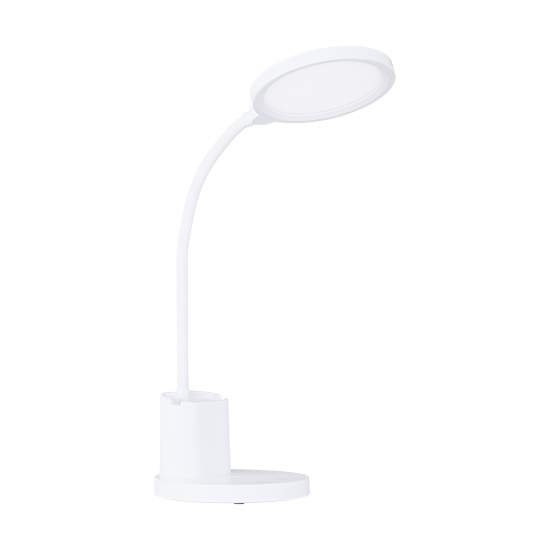 Lampada Da Tavolo Minimal Brolini Policarbonato Bianco Luce Led Integrato 2,1W 900529