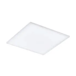 Plafoniera Contemporanea Trupiana Alluminio Bianco Luce Led Integrato 31W
