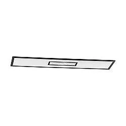 Plafoniera Moderna Bordonara Alluminio Nero Luce Led Integrato 35W