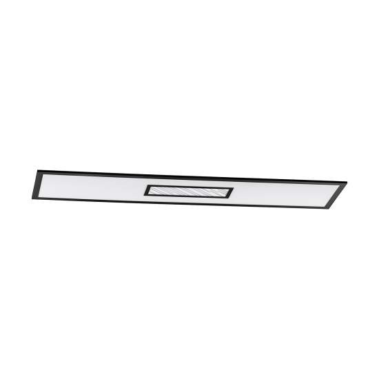 Plafoniera Moderna Bordonara Alluminio Nero Luce Led Integrato 35W 900573